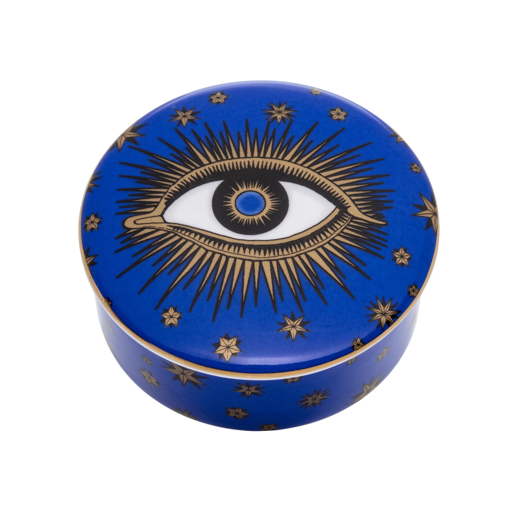 An image of Halcyon Days Evil Eye Trinket Box