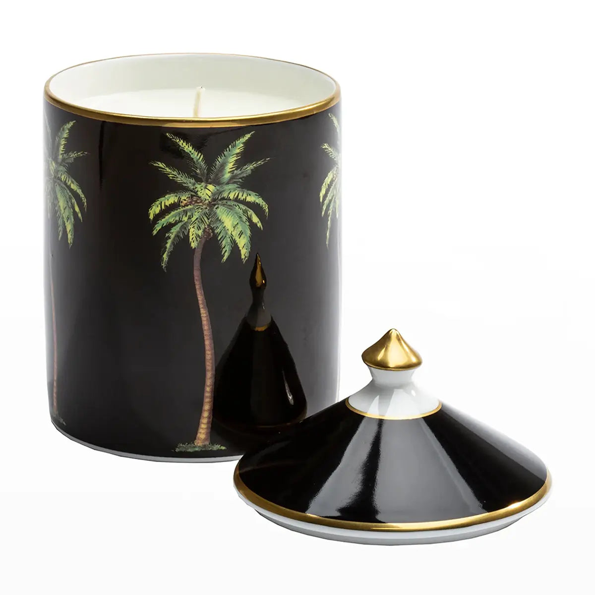 Halcyon Days Palm Black Oud Imperial Lidded Candle