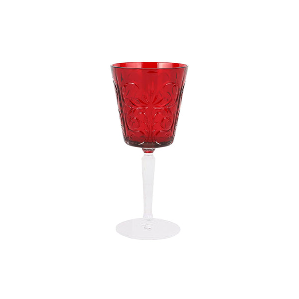 An image of Vietri Barocco Wine Glass