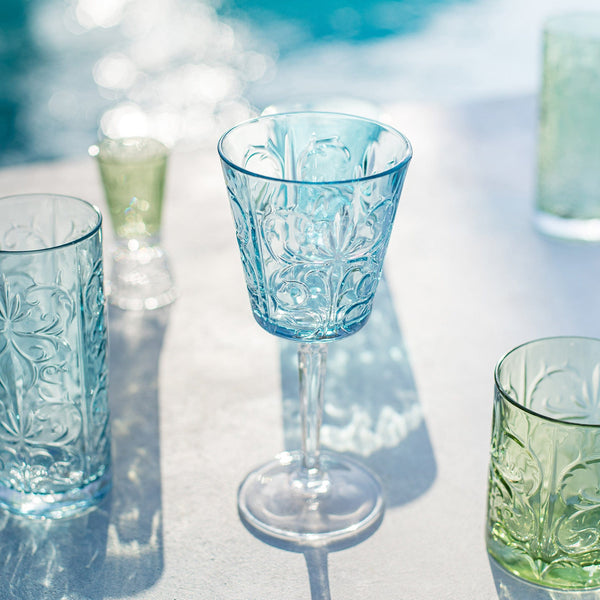 An image of Vietri Barocco Wine Glass