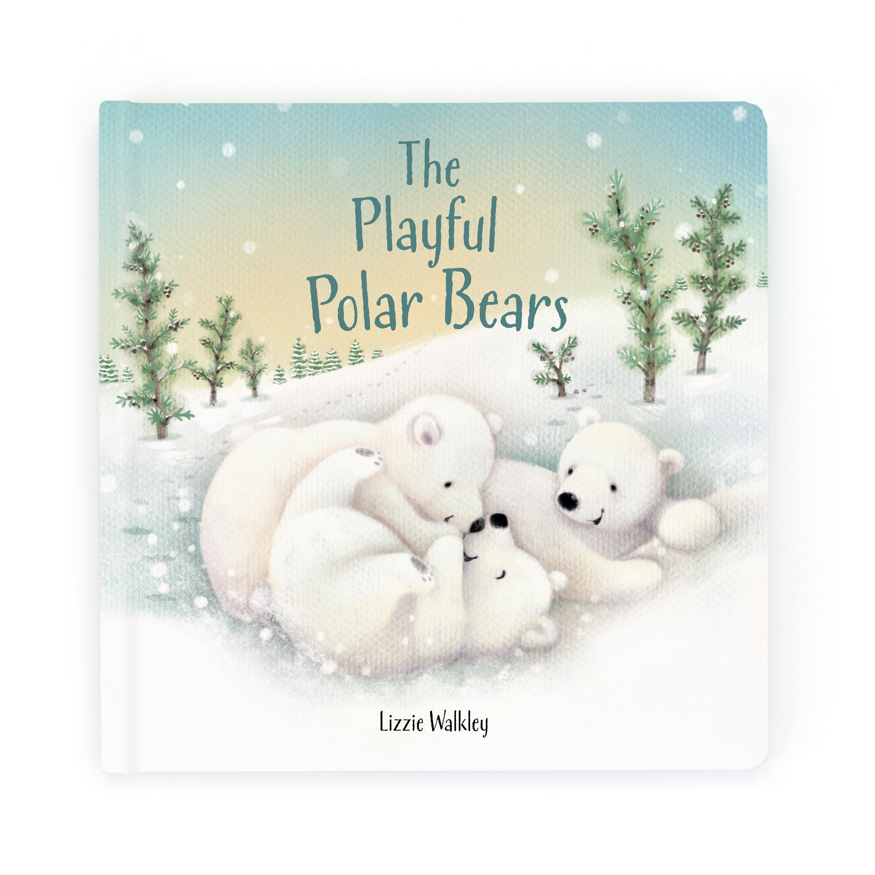 An image of Jellycat Playful Ploar Bears Book