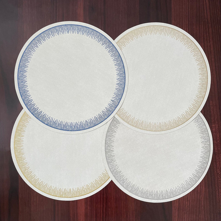 Bodrum Flare Round Set of 4 Placemat