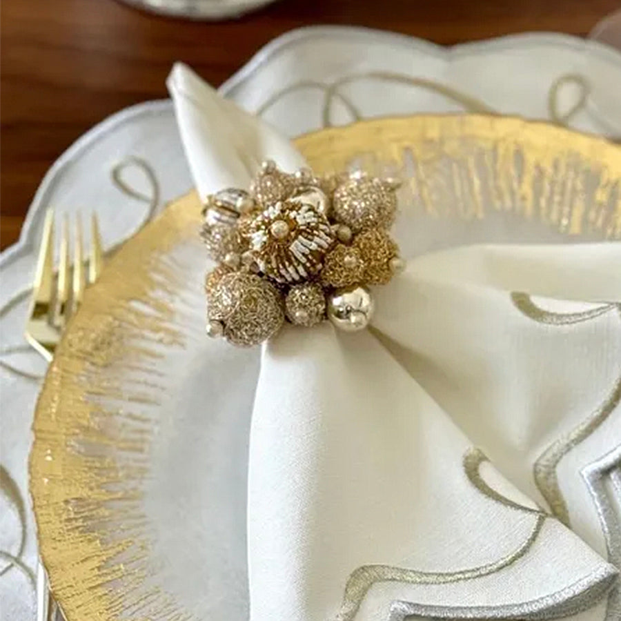 Bodrum Gala Set of 4 Napkin Ring
