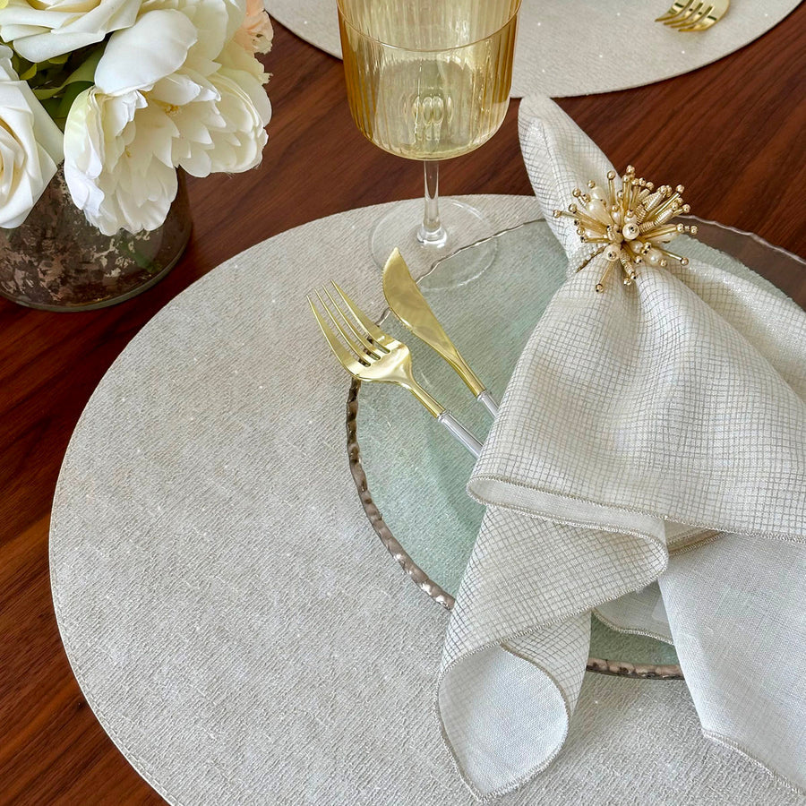 An image of Bodrum Gem Set of 4 Round Placemat