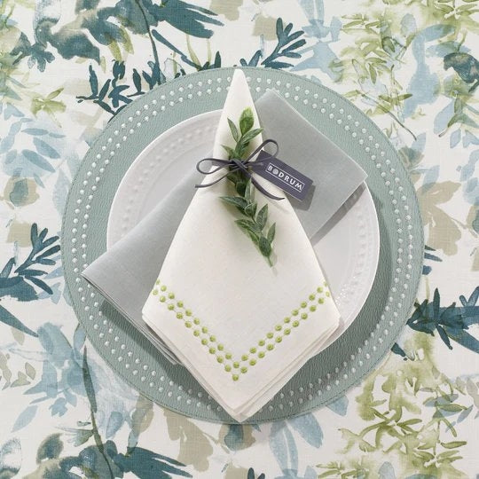 Bodrum Pearls Round Placemat - Set of 4