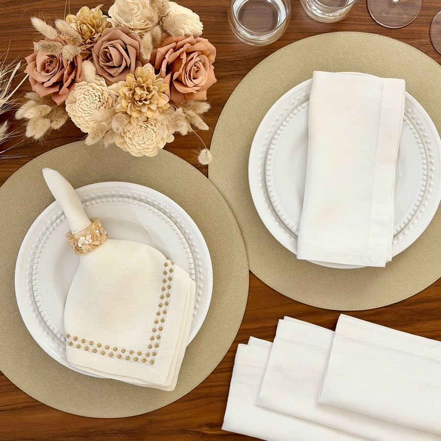 An image of Bodrum Skate Set of 4 Round Placemat