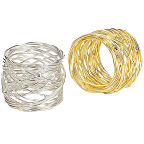Bodrum Tara  Set of 4 Napkin Ring