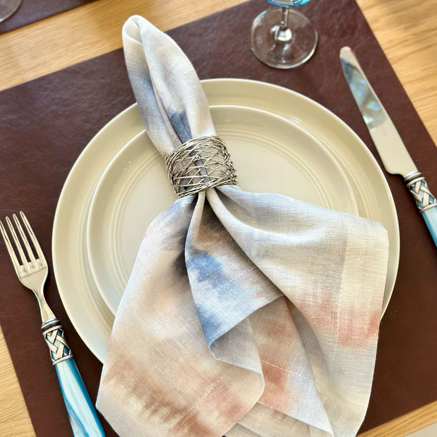 An image of Bodrum Tara  Set of 4 Napkin Ring