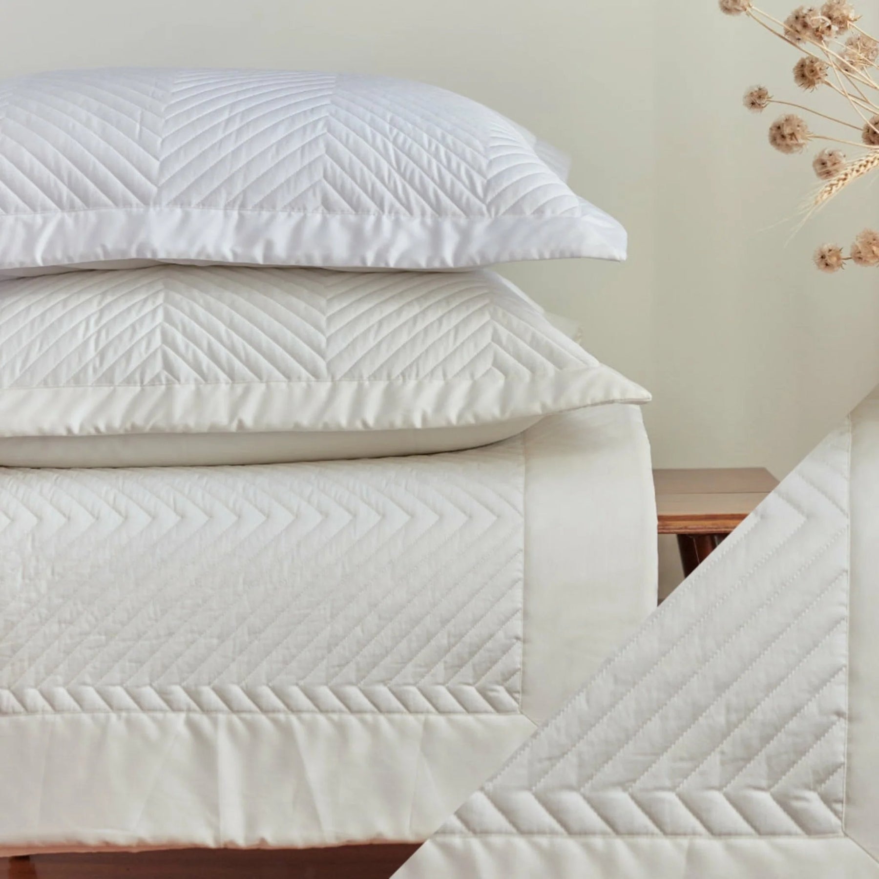 An image of Bovi Eloise Quilted Coverlet