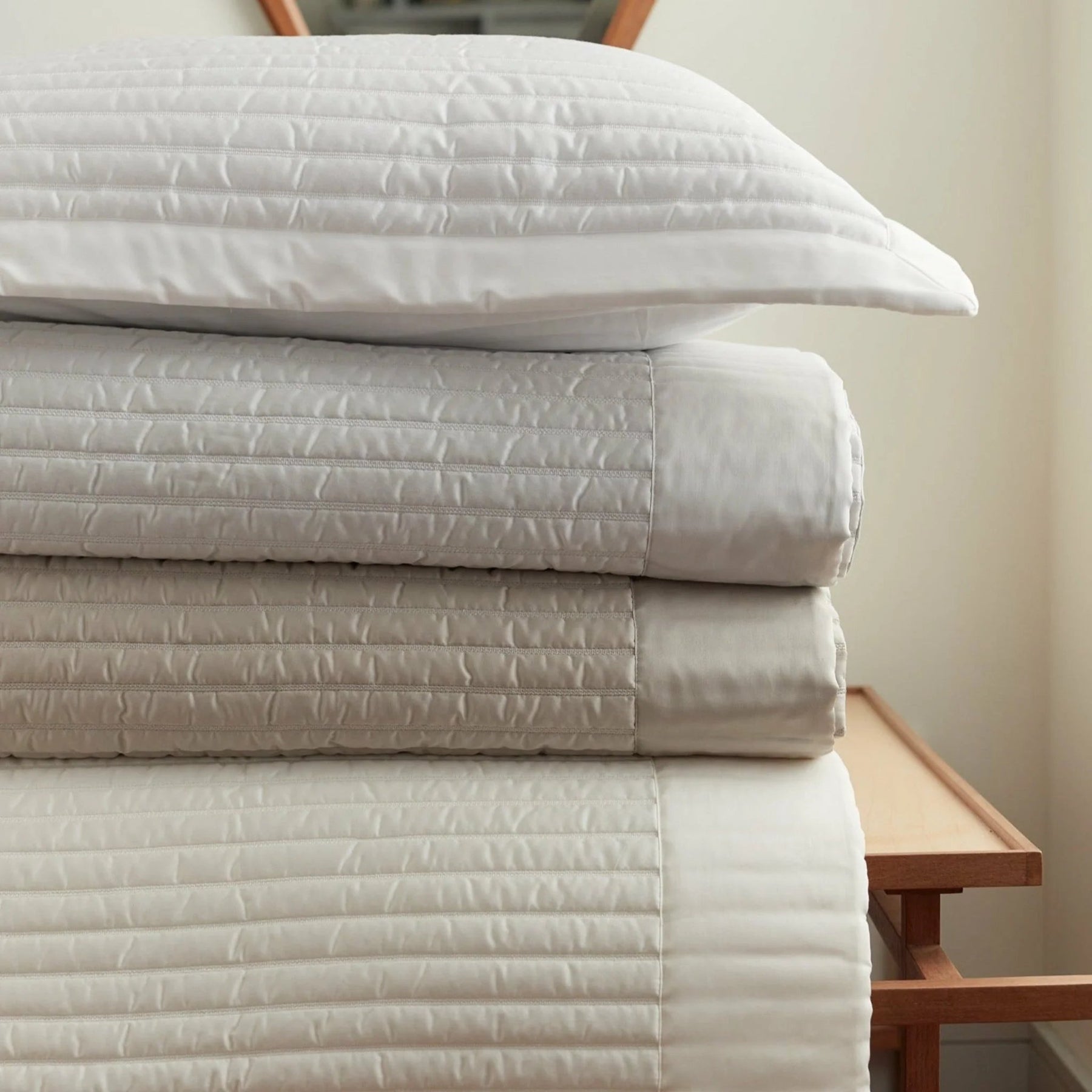 An image of Bovi Monroe Quilted Coverlet