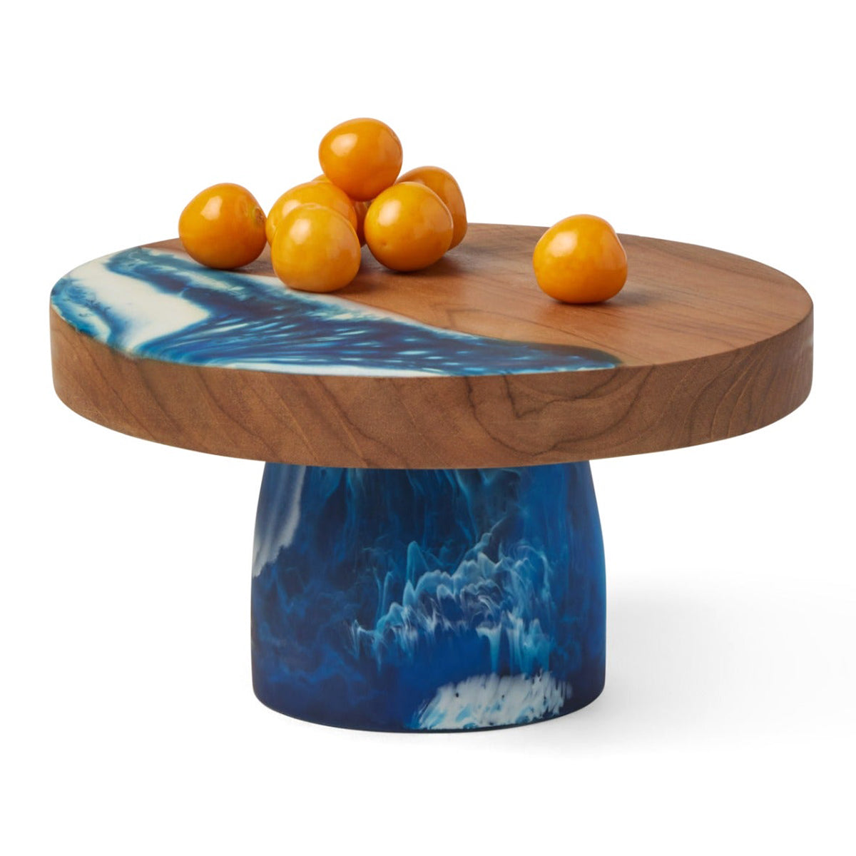GHBPAUSCS_Blue_Pheasant_Austin_Swirled_Resin_Cake_Stand.jpg