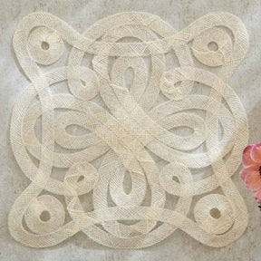 Blue Pheasant Freda Square Placemats Set of 4