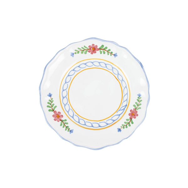 An image of Vietri Bella Rosa Salad Plate