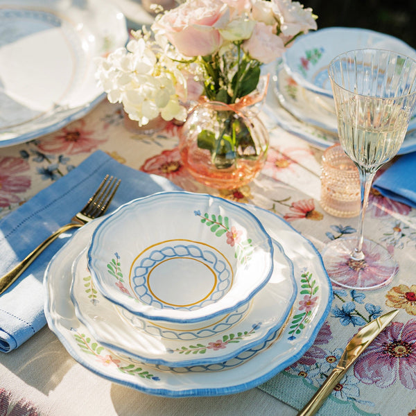 An image of Vietri Bella Rosa Salad Plate