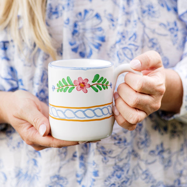An image of Vietri Bella Rosa Mug