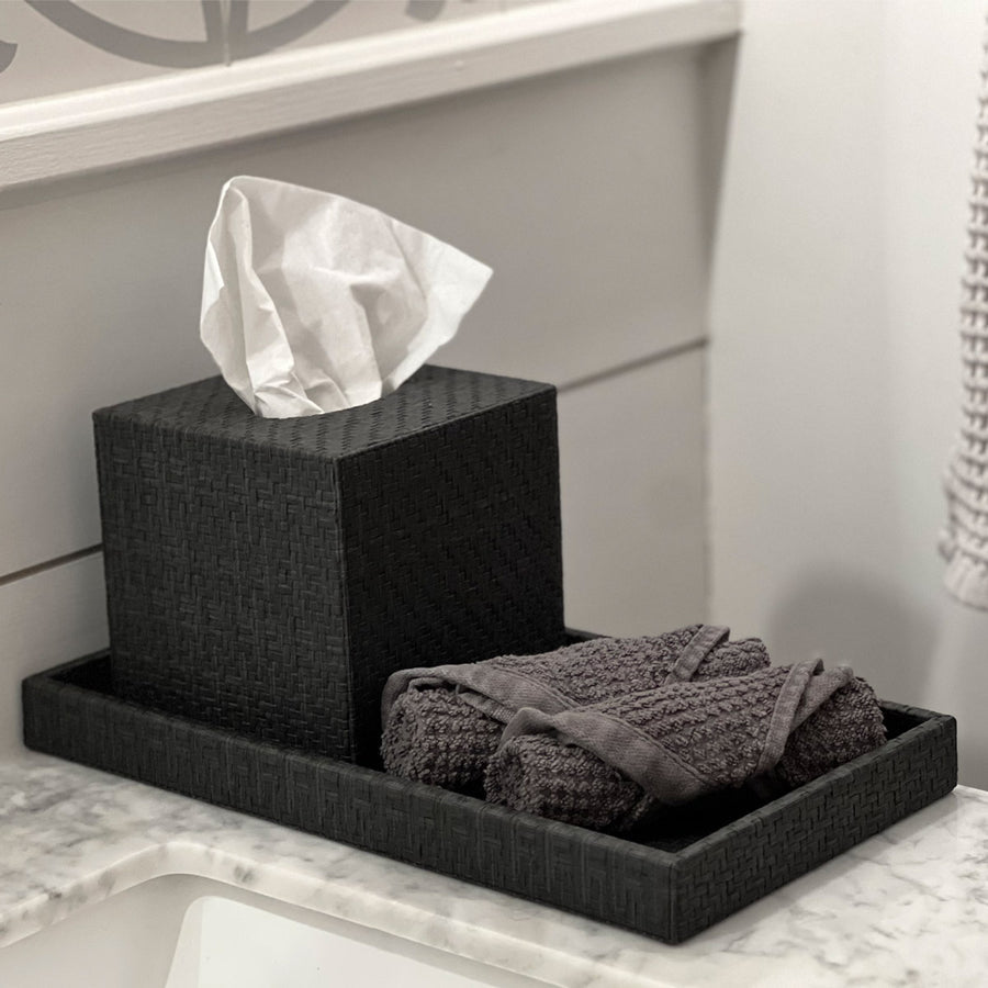 Bodrum Wicker Tissue Box