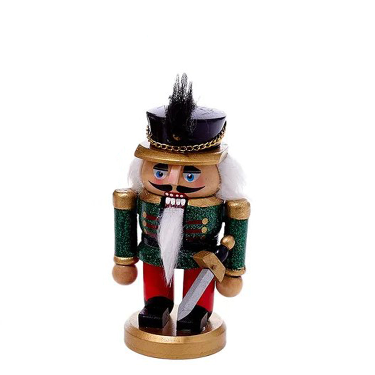 An image of Kurt Adler Green Soldier Nutcracker