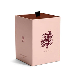 L' Objet Natural Curiosities Coral Candle 8 oz