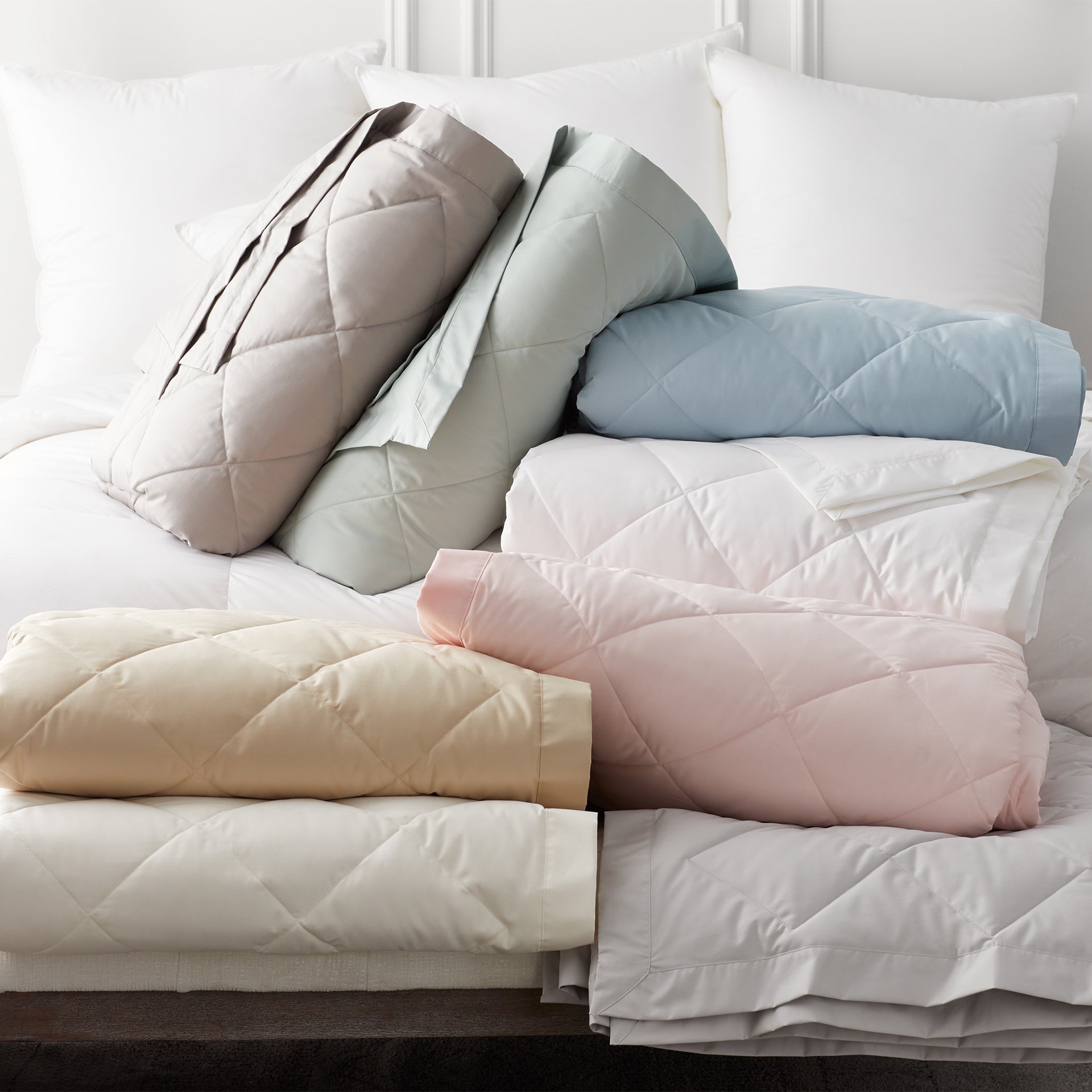 Scandia Home Diamond Quilted Everyday Down Blanket