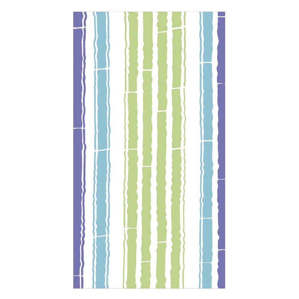Caspari Bamboo Stripe Guest Towels