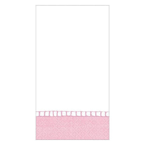 Caspari Linen Border Guest Towels Napkin