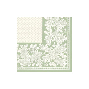 Caspari Oak Leaves & Acorns Cocktail Napkins