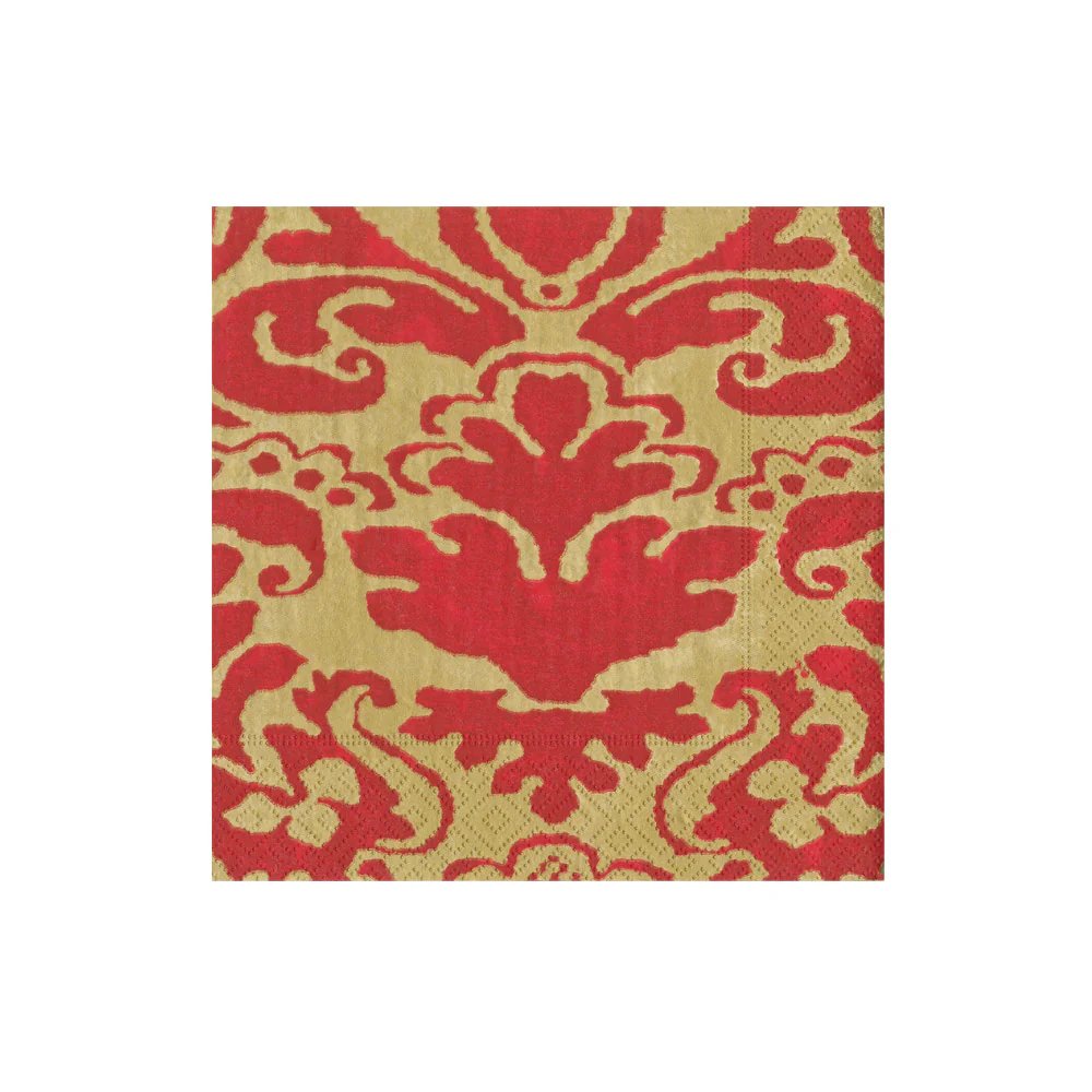An image of Caspari Palazzo Cocktail Napkins