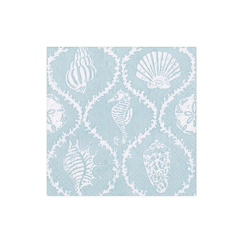 An image of Caspari Seychelles Cocktail Napkins