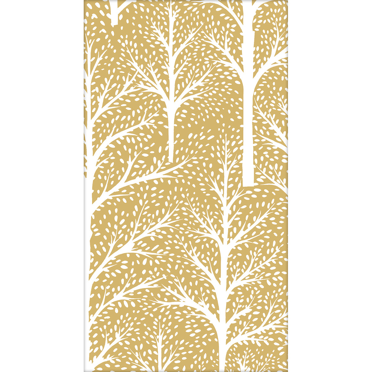 An image of Caspari Winter Trees Guest Towel