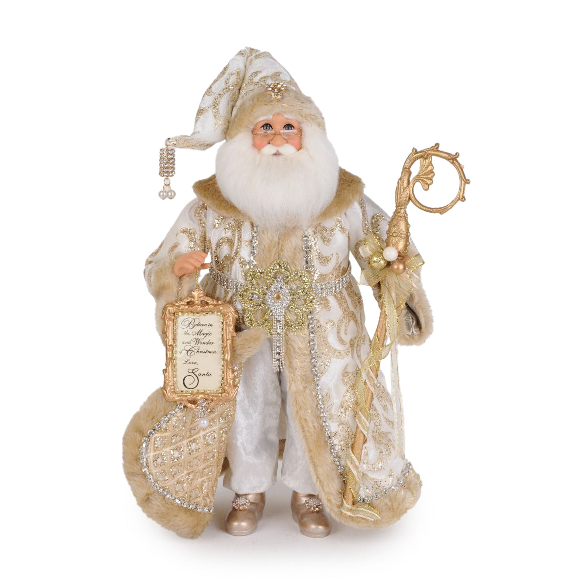 Karen Didion Gilded Elegance Santa