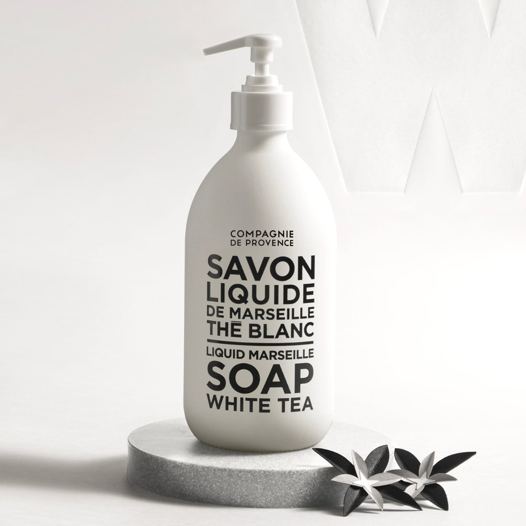 An image of Compagnie de Provence Marseille White Tea Liquid Soap