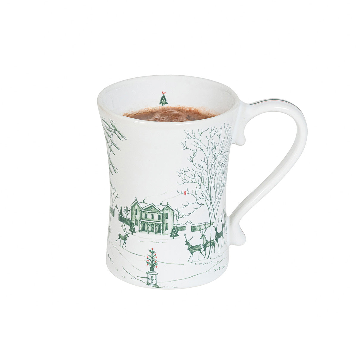 An image of Juliska Country Estate Winter Frolic Mug - Evergreen
