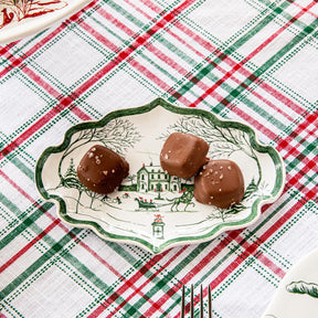 Juliska Country Estate Winter Frolic 7" Tray - Evergreen