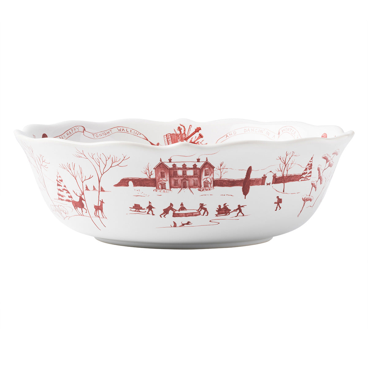 An image of Juliska Country Estate Winter Frolic Serving Bowl