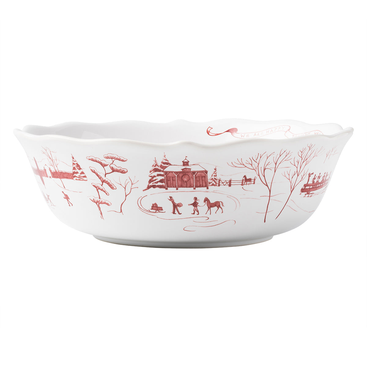 An image of Juliska Country Estate Winter Frolic Serving Bowl