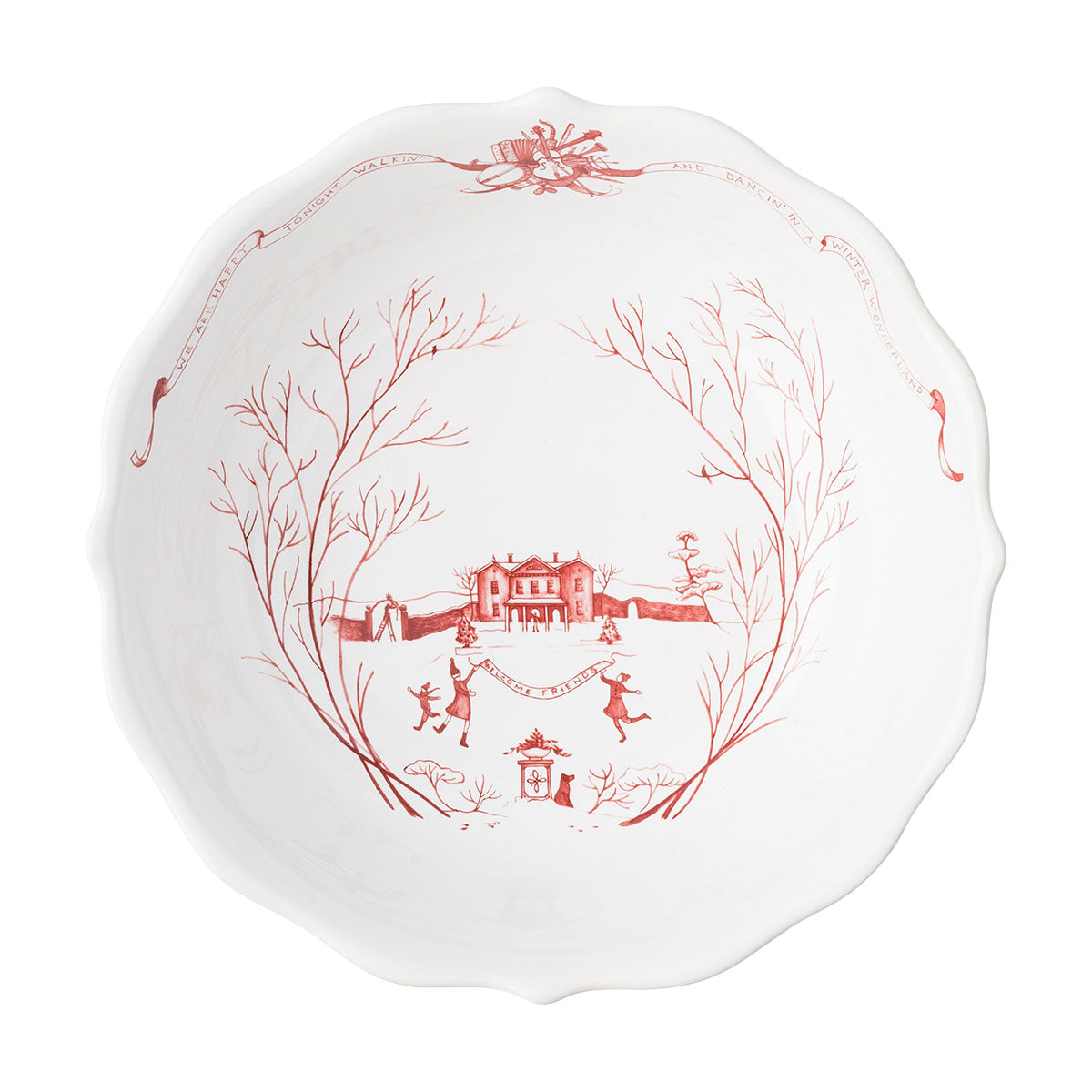An image of Juliska Country Estate Winter Frolic Serving Bowl