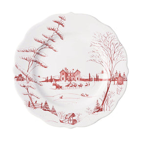 Juliska Country Estate Winter Frolic  4PC place Setting - Ruby