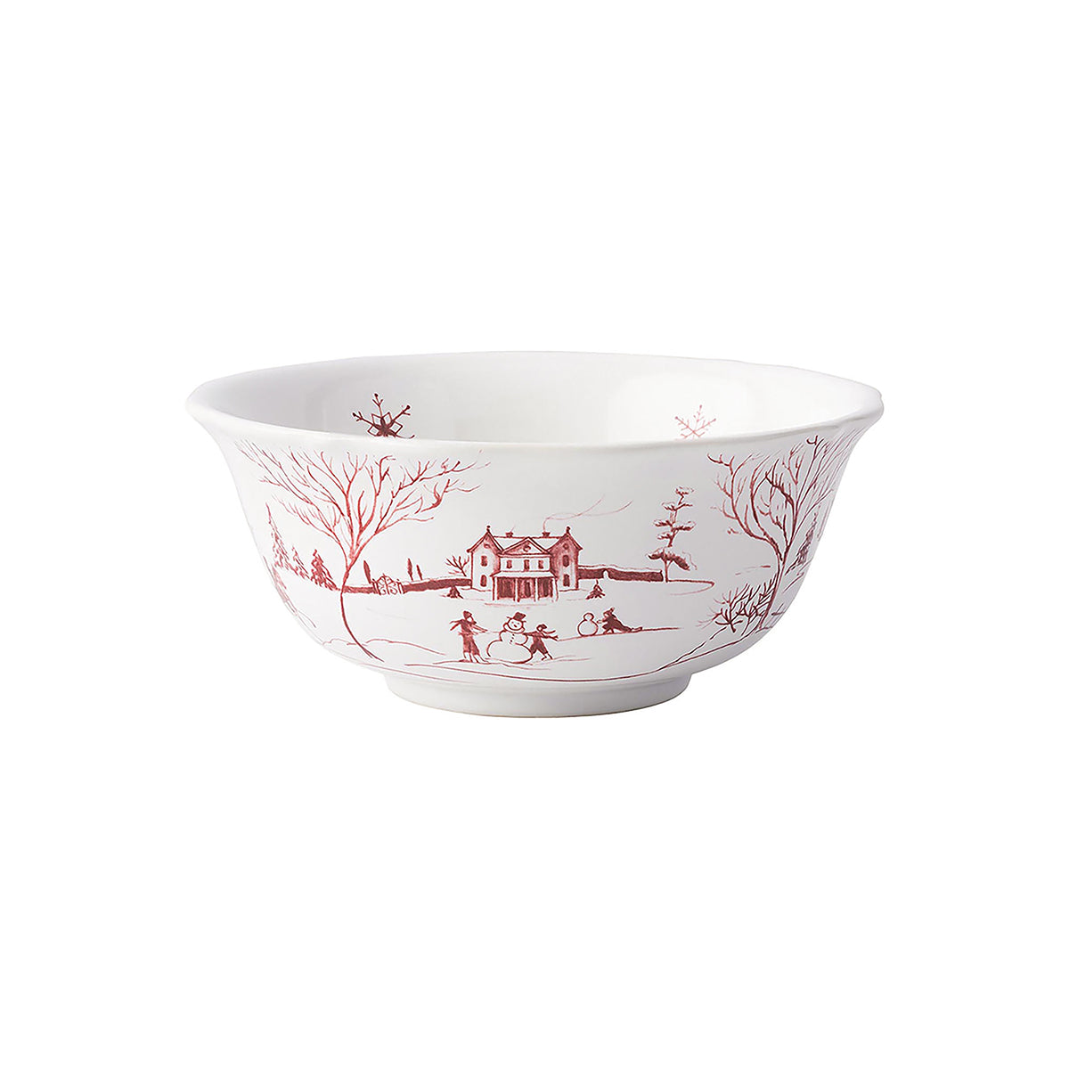 An image of Juliska Country Estate Winter Frolic  4PC place Setting - Ruby