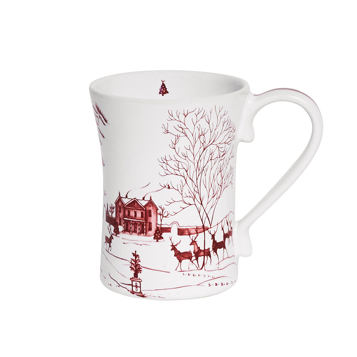 An image of Juliska Country Estate Winter Frolic Ruby Mug