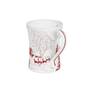 Juliska Country Estate Winter Frolic Mug - Ruby