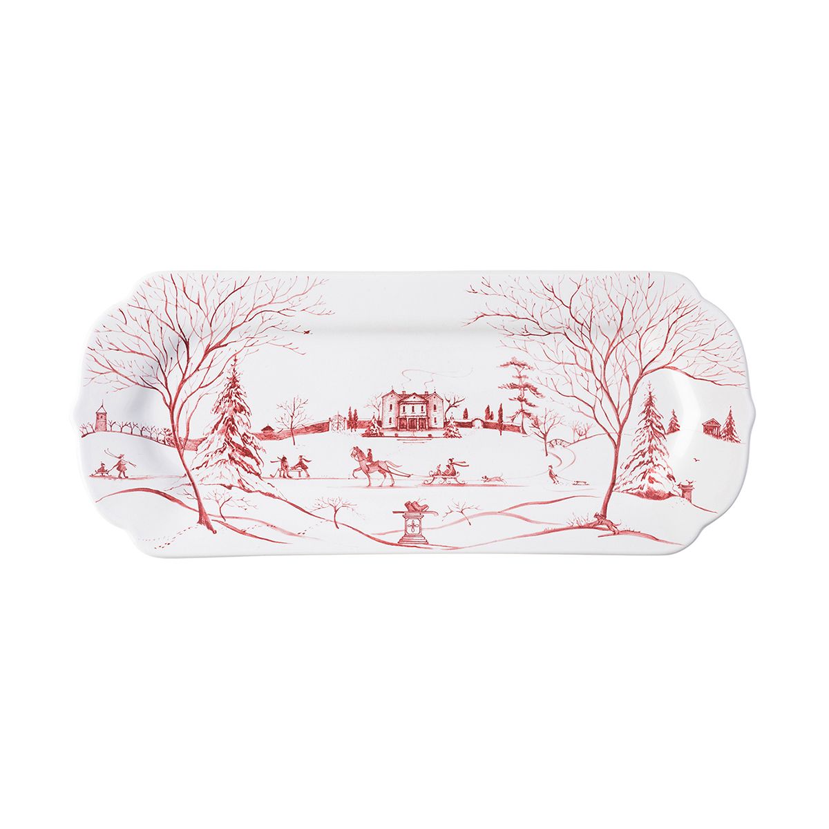 Juliska Country Estate Winter Frolic Hostess Tray