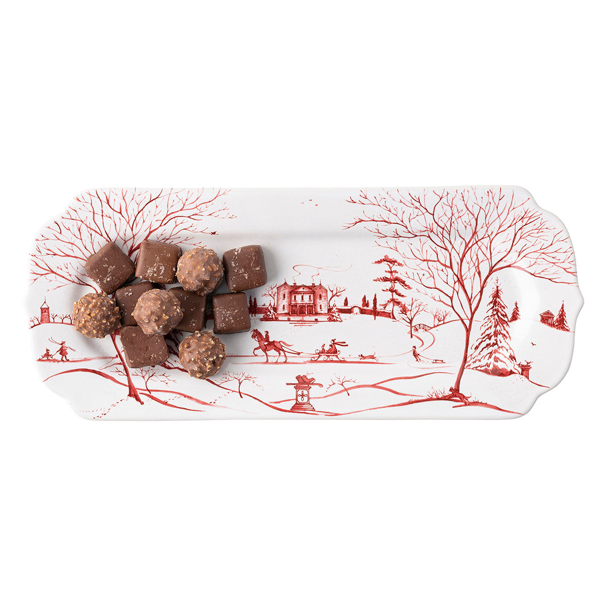 An image of Juliska Country Estate Winter Frolic Hostess Tray