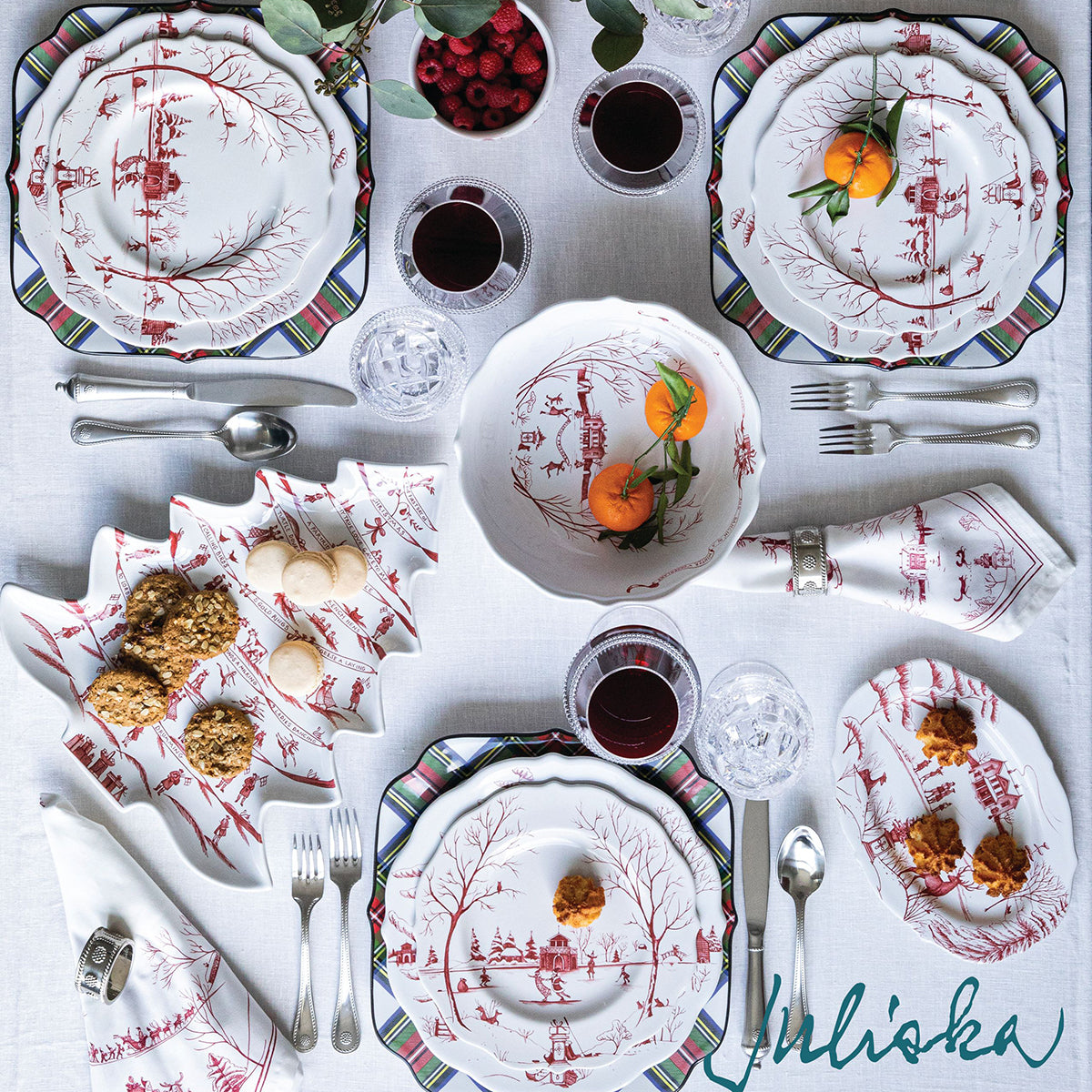 Juliska Country Estate Winter Frolic Serving Platter