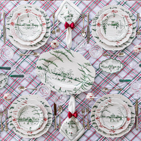 Juliska Country Estate Winter Frolic 18" Platter - Evergreen