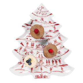 Juliska Country Estate Winter Frolic Tree Platter