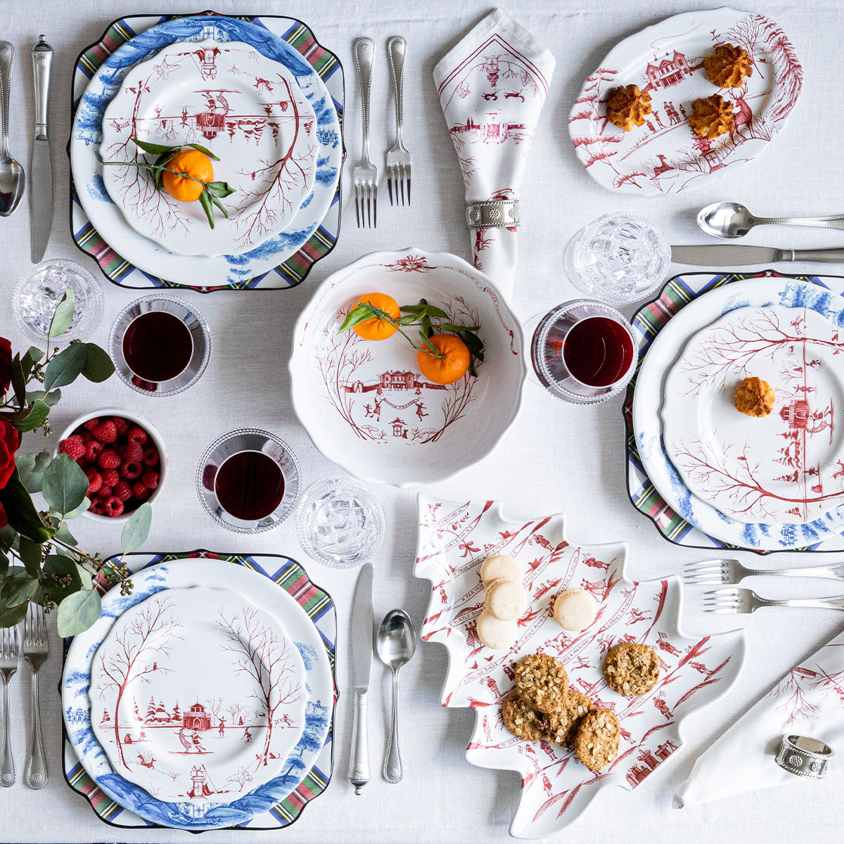 An image of Juliska Country Estate Winter Frolic Tree Platter