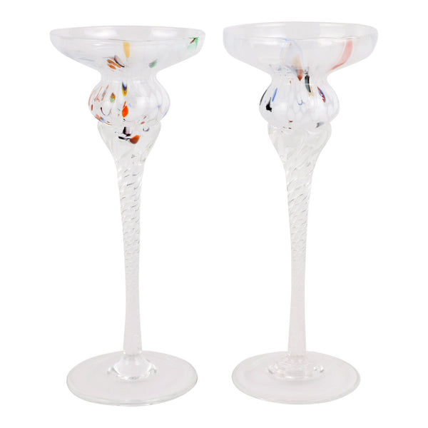 An image of Vietri Chiara Set of 2 Candlesticks