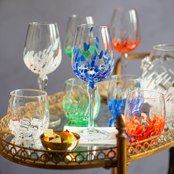 An image of Vietri Chiara Wine Glass