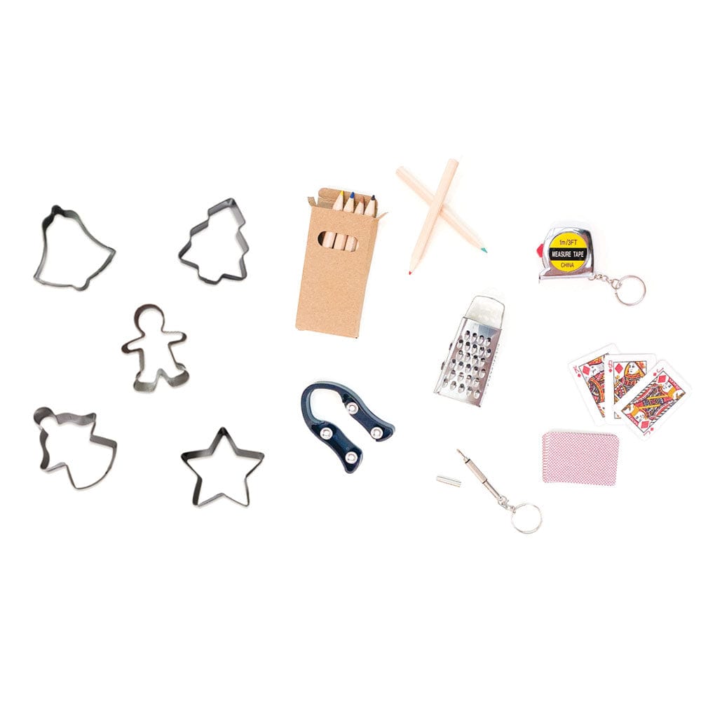 An image of Caspari Christmas Trees with Lights Celebration Christmas Crackers - 6 Per Box