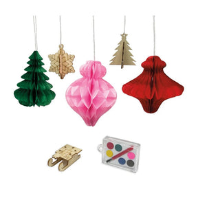 Caspari Pop Christmas Christmas Cone Crackers - Box of 8